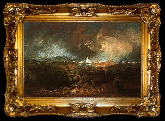 framed  Joseph Mallord William Turner The Fifth Plague of Egypt, ta009-2